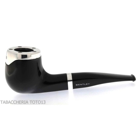 Bentley pipe billard demi-courbe noir brillant - Bentley - Racine naturelle