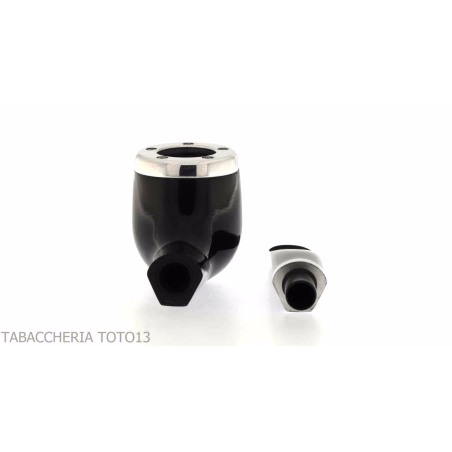 Bentley half bent pipe Racing black glossy - Bentley - Natural root