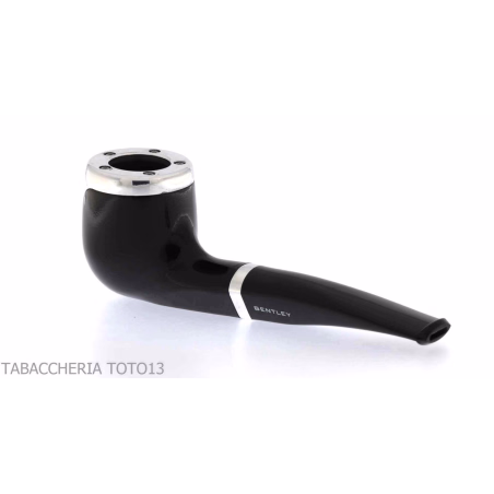 Bentley half bent pipe Racing black glossy - Bentley - Natural root