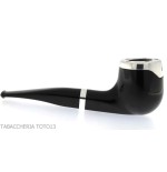 Bentley pipe billard demi-courbe noir brillant - Bentley - Racine naturelle