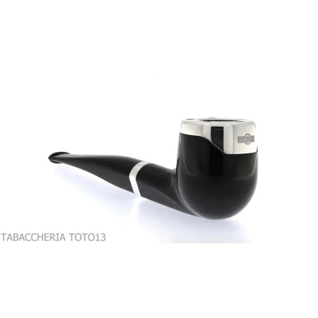 Bentley pipe billard demi-courbe noir brillant - Bentley - Racine naturelle