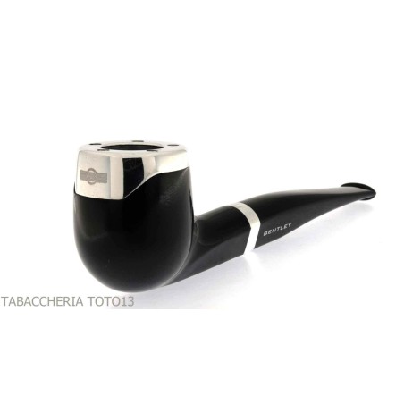 Bentley half bent pipe Racing black glossy - Bentley - Natural root