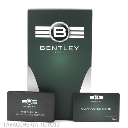 Bentley pipe billard demi-courbe noir brillant - Bentley - Racine naturelle