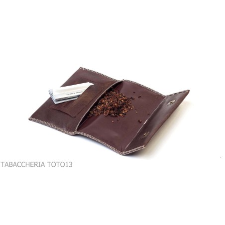 Sac rouleau port tabac en cuir pour les cigarettes par Savinelli - Accessoires Pour Cigarettes et Rolling