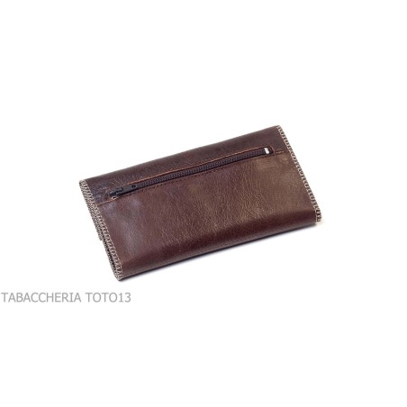 Sac rouleau port tabac en cuir pour les cigarettes par Savinelli - Accessoires Pour Cigarettes et Rolling