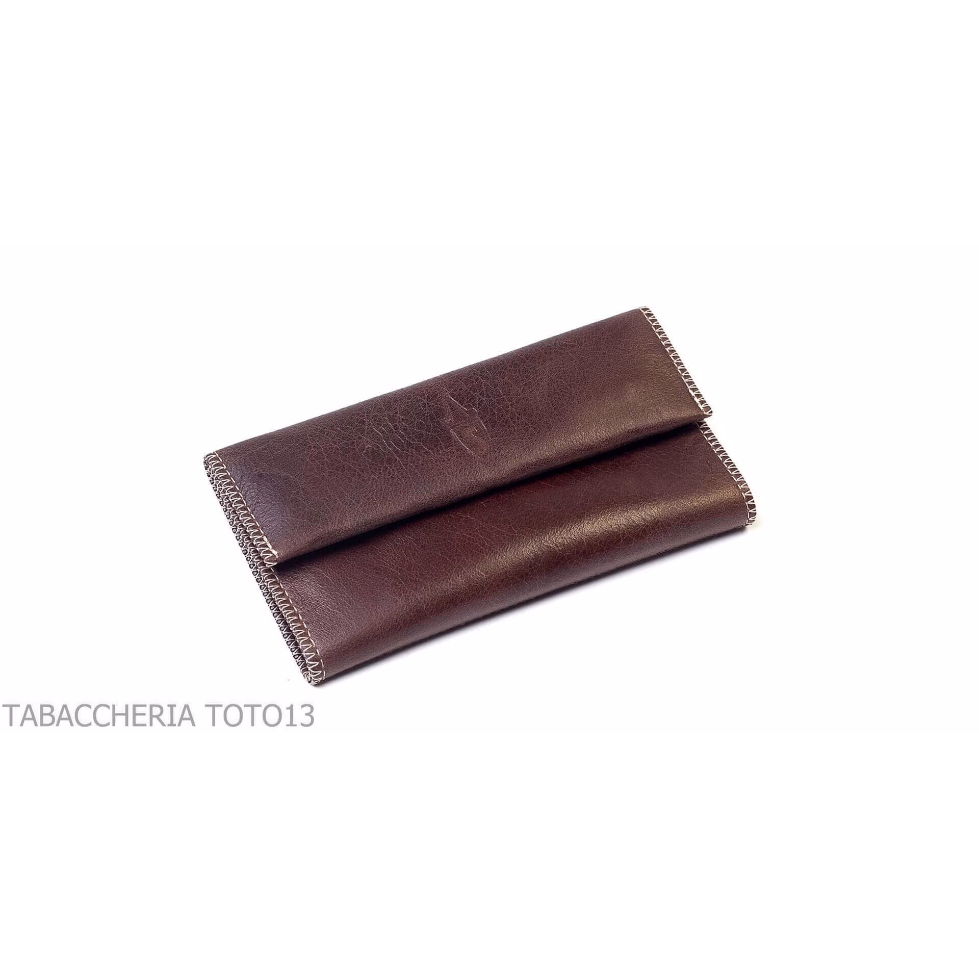Sac rouleau port tabac en cuir pour les cigarettes par Savinelli - Accessoires Pour Cigarettes et Rolling