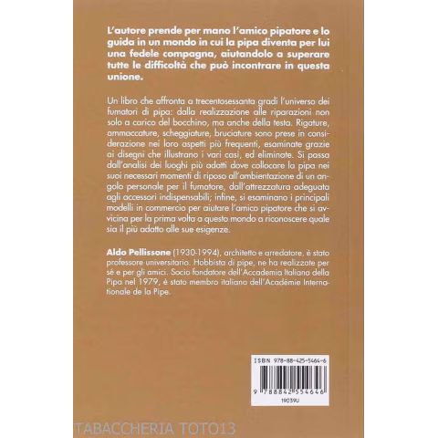 Manual book The pipe by Aldo Pellissone - Publications for pipe enthusiasts