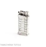 Accendino per pipa Im Corona old boy titanio con decoro di pipe by Savinelli - Accendini per Pipa