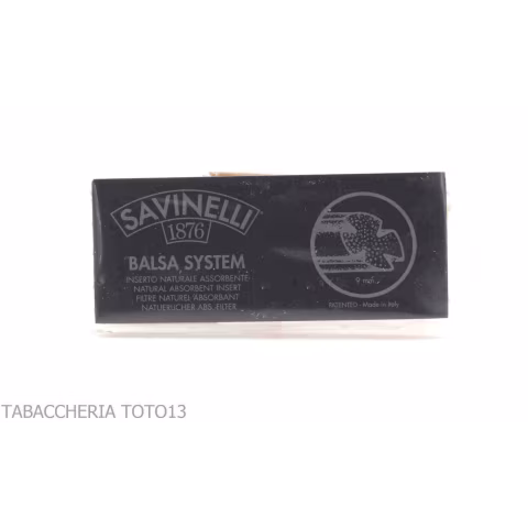 Filtres balsa 9 mm de rechange pour pipe Savinelli pack de 3 paquets - Accessoires pour pipes - Bois