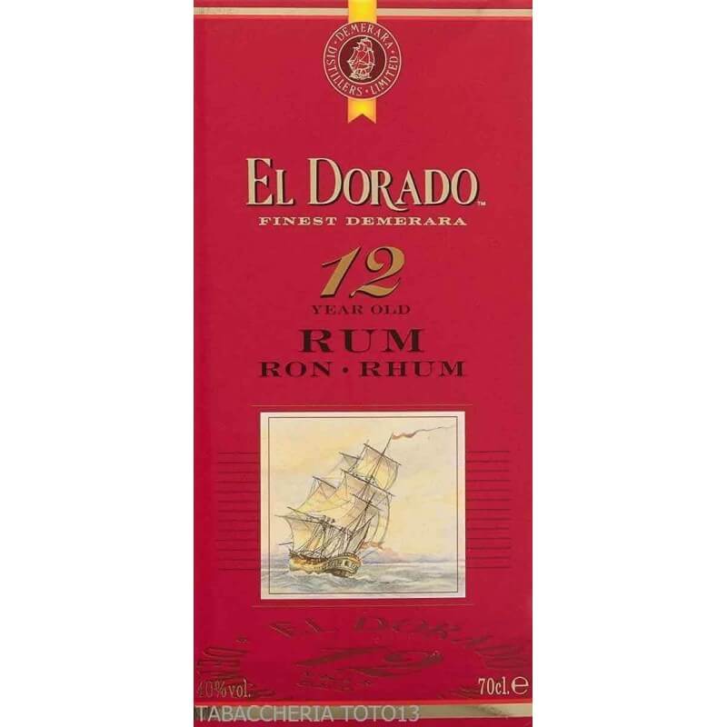 El Dorado 12 Y.O. Demerara Vol.40% Cl.70 - Demerara Distillers