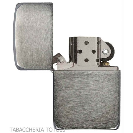 Zippo windproof original vintage replica 1941 black chrome brushed - Lighters - Brass