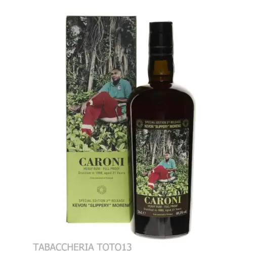 Caroni Employees Kevon “Slippery” Moreno 1998 Vol.69,5% Cl.70 - Destilliert