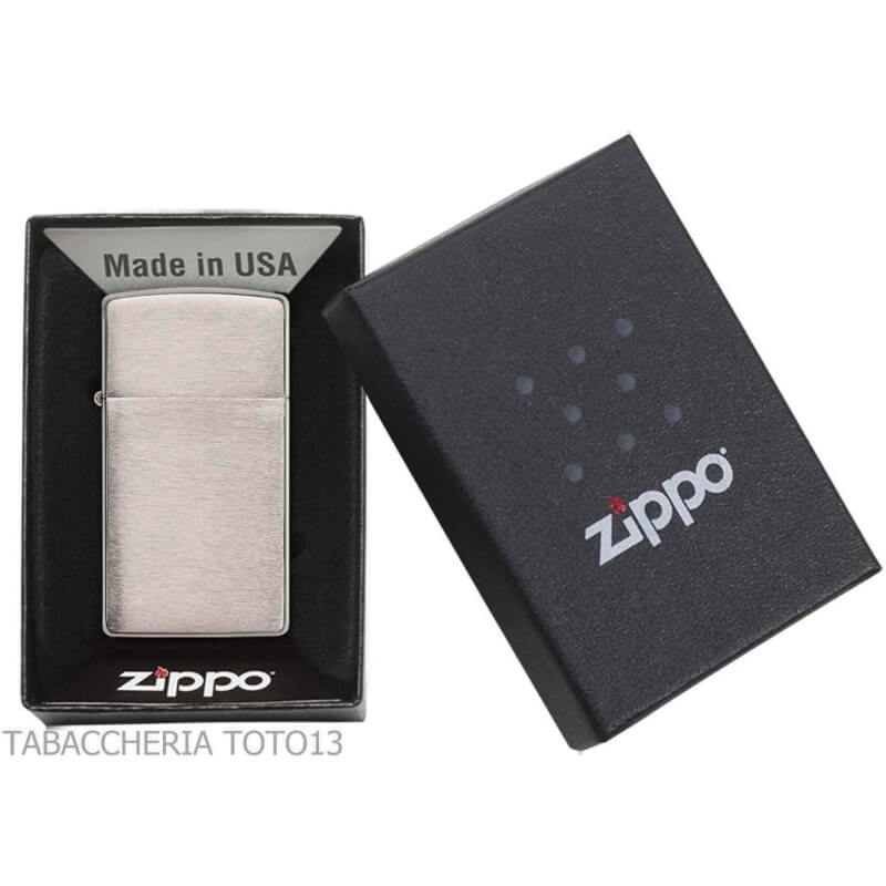 Essence Zippo satin brillant léger mince finition chromée - Zippo