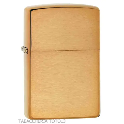 Zippo Classic Latón oro en latón satinado - Encendedores Zippo