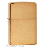 Zippo Classic Brass Gold in Messing satiniert - Zippo Feuerzeuge