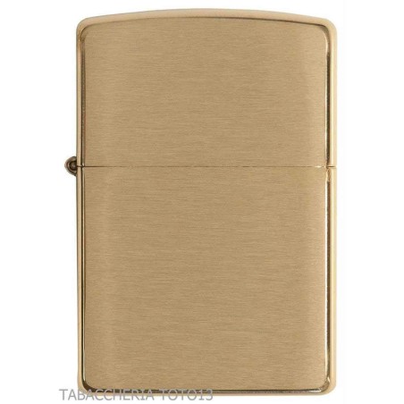 Zippo Classic Brass oro in ottone satinato - Zippo
