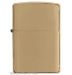 Zippo Classic Latón oro en latón satinado - Encendedores Zippo