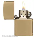 Zippo Classic Latón oro en latón satinado - Encendedores Zippo
