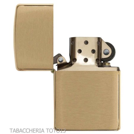 Zippo Classic Brass or en laiton satiné - Briquets Zippo - Laiton
