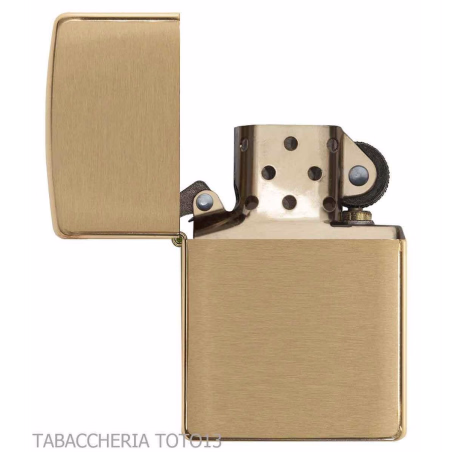 Zippo Classic Brass oro in ottone satinato - Zippo