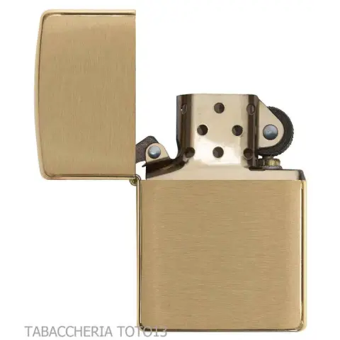 Zippo Classic Latón oro en latón satinado - Encendedores Zippo