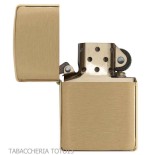 Zippo Classic Brass gold in satin brass - Lighters Zippo - Brass