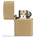 Zippo Classic Latón oro en latón satinado - Encendedores Zippo