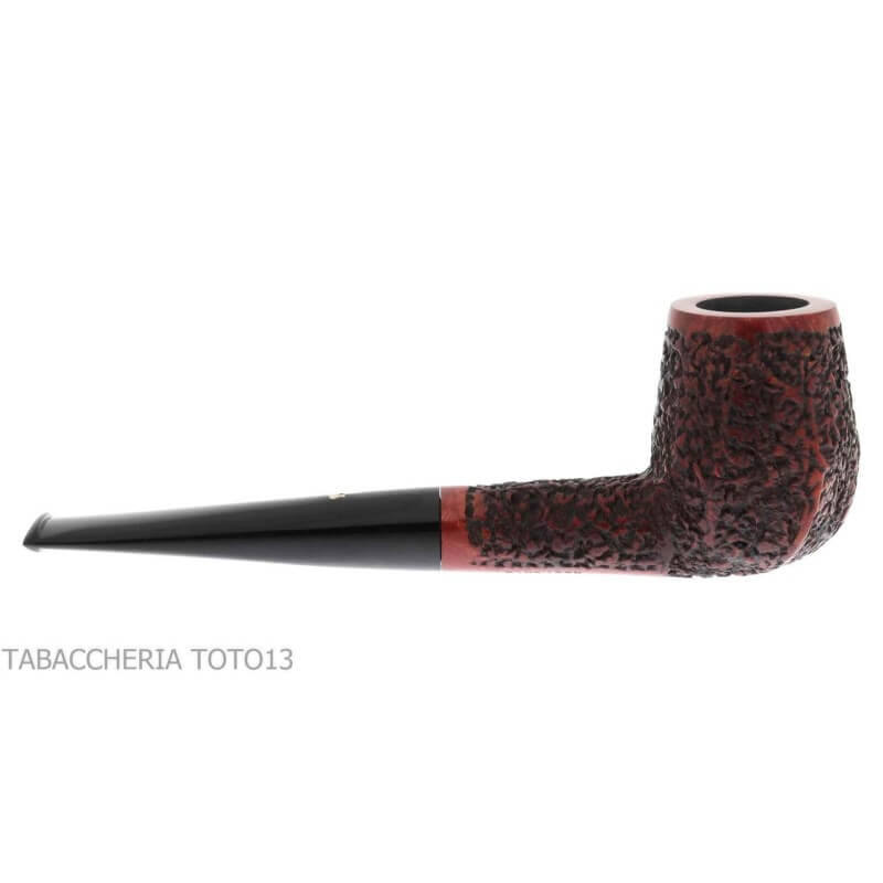 Mastro Geppetto straight Panel Billiard pipe in rusticated briar Mastro Geppetto Pipe Mastro Geppetto