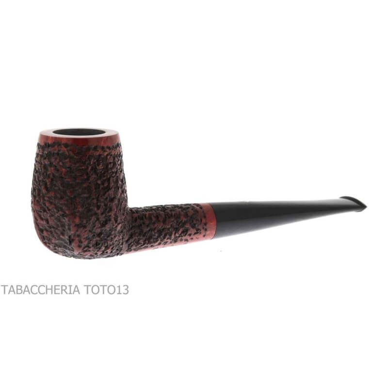 Mastro Geppetto gerade Panel-Billardpfeife aus rustiziertem Dornbusch - Mastro Geppetto Pipe