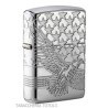 Zippo armure design patriotique avec aigle et étoiles Zippo Briquets Zippo