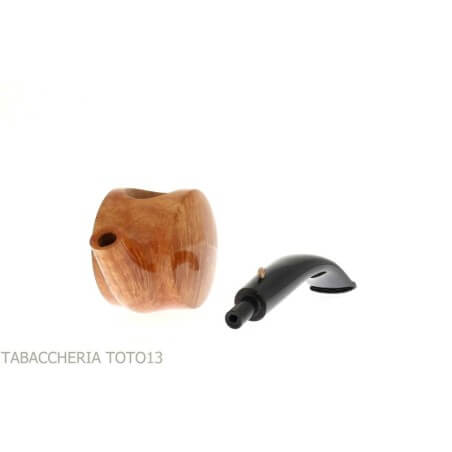 The duck, tobacco pipe with a cylindrical shape in polished natural briar - L'anatra pipe