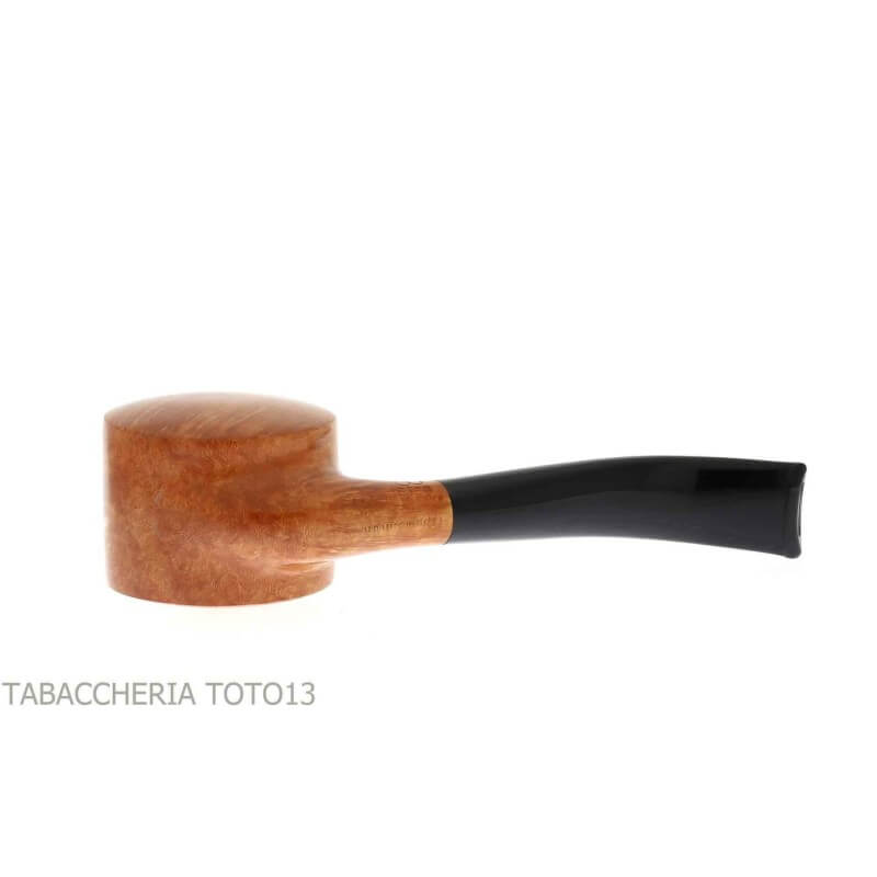 The duck, tobacco pipe with a cylindrical shape in polished natural briar - L'anatra pipe