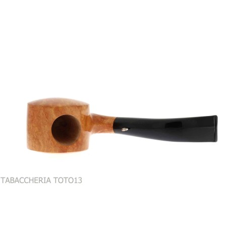 El pato, pipa de tabaco con forma cilíndrica en brezo natural pulido - L'Anatra