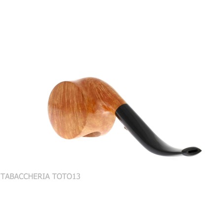 El pato, pipa de tabaco con forma cilíndrica en brezo natural pulido - L'Anatra