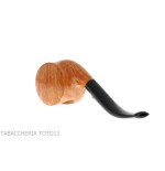 El pato, pipa de tabaco con forma cilíndrica en brezo natural pulido - L'Anatra