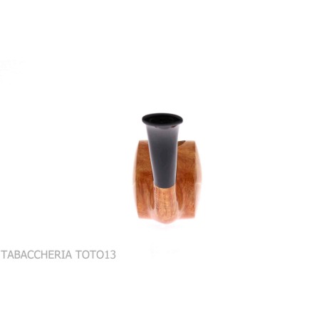 El pato, pipa de tabaco con forma cilíndrica en brezo natural pulido - L'Anatra