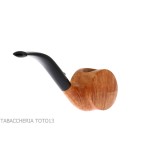 El pato, pipa de tabaco con forma cilíndrica en brezo natural pulido - L'Anatra
