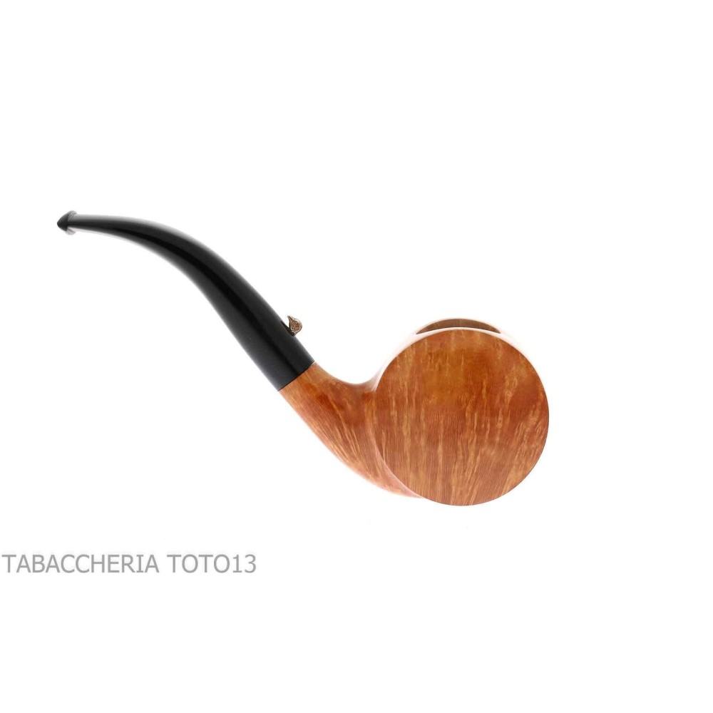 El pato, pipa de tabaco con forma cilíndrica en brezo natural pulido - L'Anatra