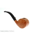 El pato, pipa de tabaco con forma cilíndrica en brezo natural pulido - L'Anatra