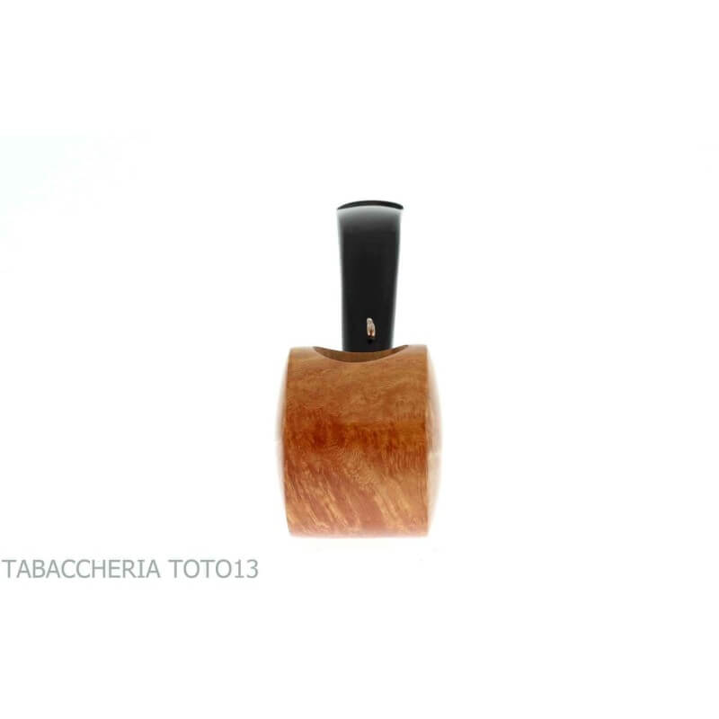 The duck, tobacco pipe with a cylindrical shape in polished natural briar - L'anatra pipe