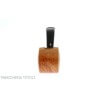 The duck, tobacco pipe with a cylindrical shape in polished natural briar - L'anatra pipe
