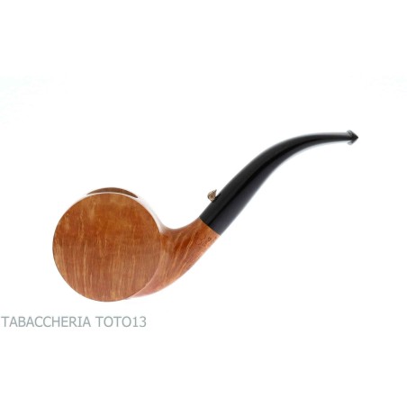 El pato, pipa de tabaco con forma cilíndrica en brezo natural pulido - L'Anatra