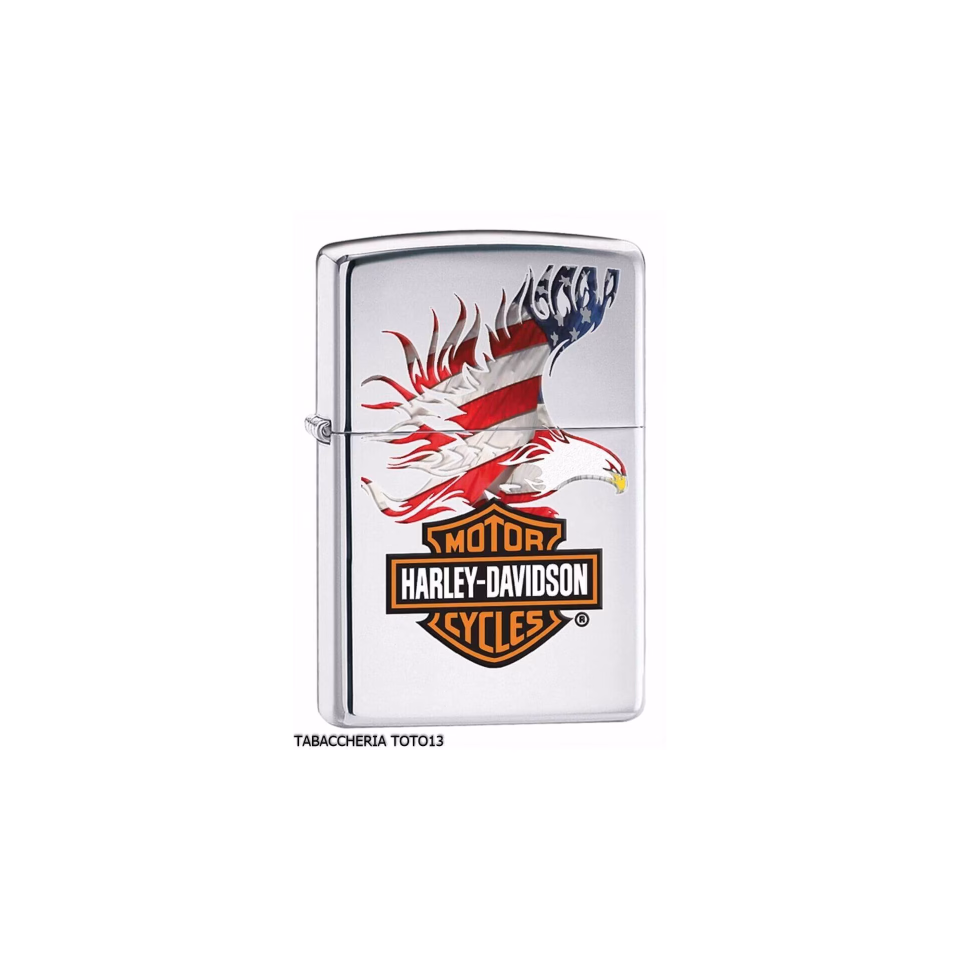 Zippo Harley Davidson Bar & Shield Et American Eagle - Briquets