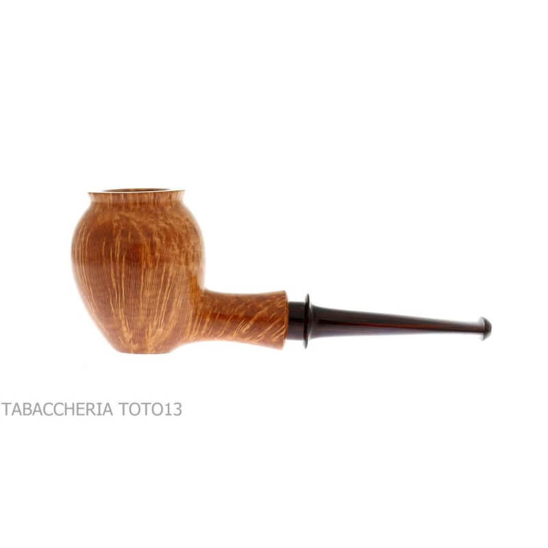 Sauro pipa in radica chiara a forma di giara siciliana - Sauro Pipe