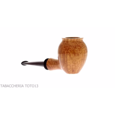 Sauro pipe in briar clear in the shape of a Sicilian jar - Sauro pipemakers - Natural root