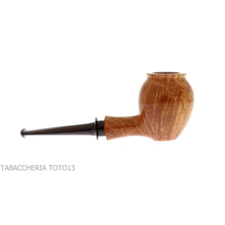 Sauro pipe in briar clear in the shape of a Sicilian jar - Sauro pipemakers - Natural root