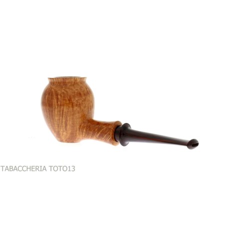 Sauro pipe in briar clear in the shape of a Sicilian jar - Sauro pipemakers - Natural root
