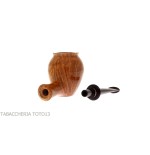 Sauro pipe in briar clear in the shape of a Sicilian jar - Sauro pipemakers - Natural root