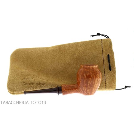 Sauro pipe in briar clear in the shape of a Sicilian jar - Sauro pipemakers - Natural root