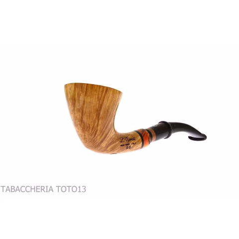 Viprati forma Dublino curva in radica chiara-Viprati